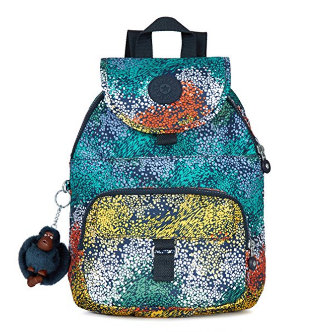 Kipling Women's Queenie Small Printed Backpack $35.99，free shipping