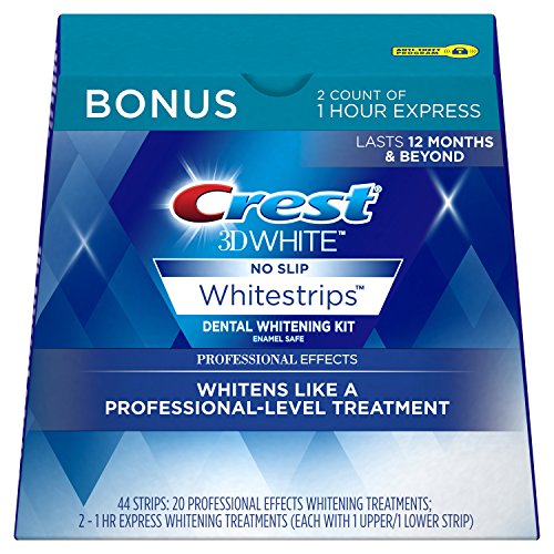Crest 3D White Dental Whitening Kit, Professional Effects Whitestrips, 44 Count (Pack of 1), Only $27.08