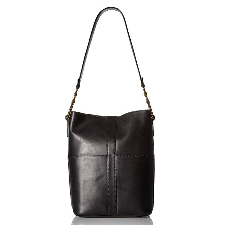 FRYE Ilana Harness Bucket Hobo Leather Bag $206.48，free shipping