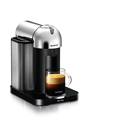 Nespresso Vertuo Coffee and Espresso Machine by Breville, Chrome $98.99