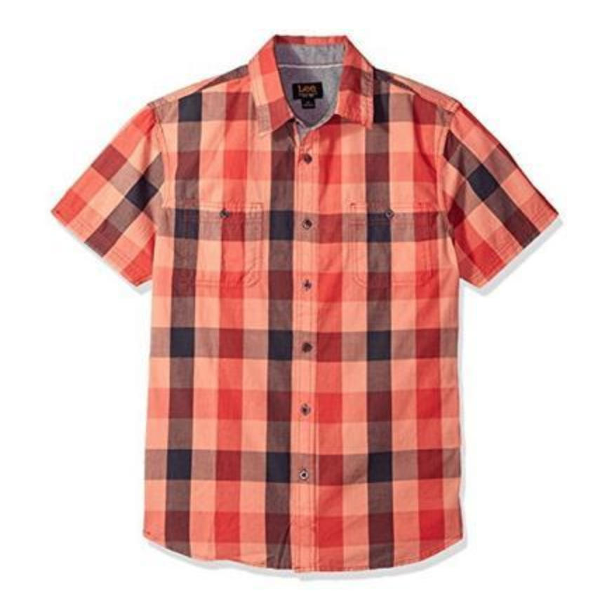 LEE Men's Cleff Shirt, Lava, Medium, Only $10.72, You Save (%)