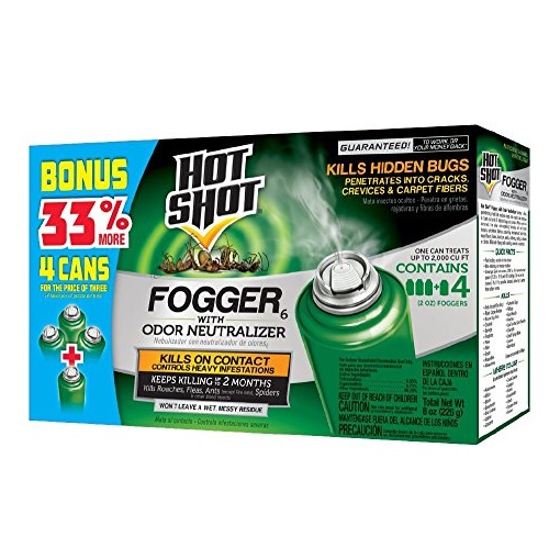 Hot Shot 96181  Indoor Fogger With Odor Neutralizer, 4/2-Ounce , Only $5.38