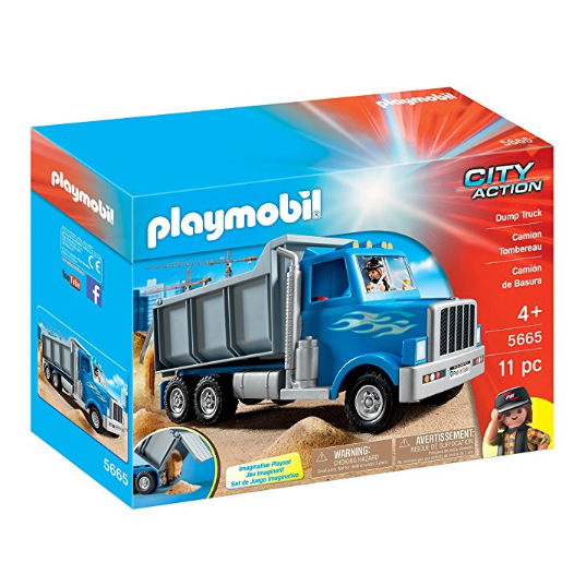 史低价！PLAYMOBIL 儿童玩具车 Dump Truck，原价$24.99，现仅售$11.97