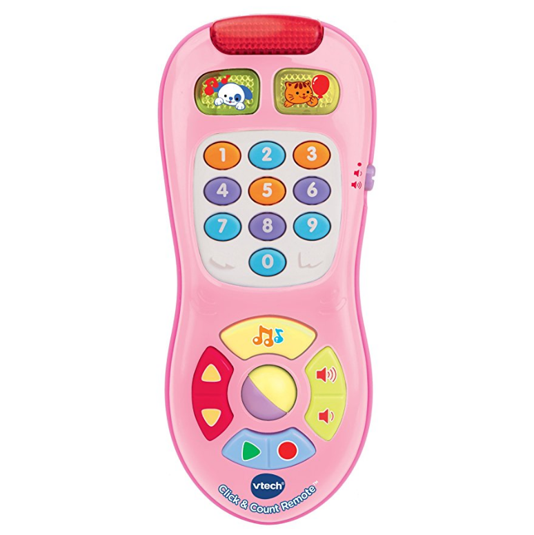 VTech Click & Count Remote Pink $7.97