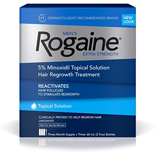 Men's Rogaine Hair Loss and Hair Regrowth Treatment, Minoxidil Topical Solution, Three Month Supply, Only $23.75, free shipping after using SS