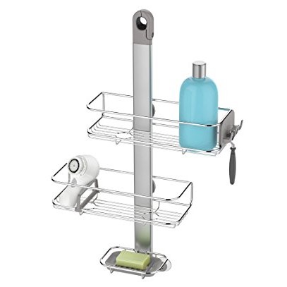 simplehuman Adjustable Shower Caddy, Rust-Proof Stainless Steel And Anodized Aluminum $23.99