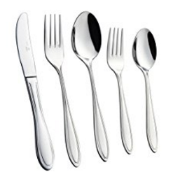 Deal of the Day: Royal 20-Piece Silverware Set - 18/10 Stainless Steel Utensils Forks Spoons Knives Set, Mirror Polished Cutlery Flatware Set $13.99