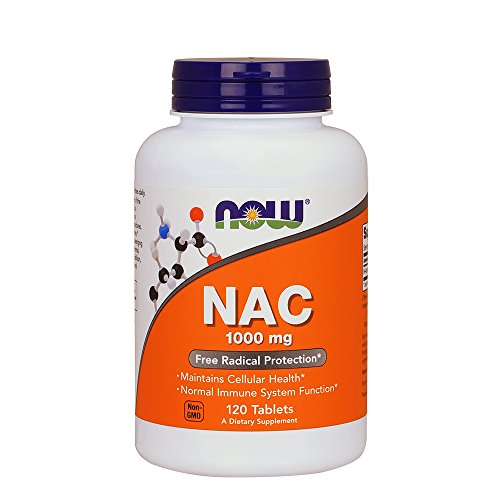 NOW Foods N-Acetyl-Cysteine 1000 mg, 120 Tablets, Only $10.45, free shipping