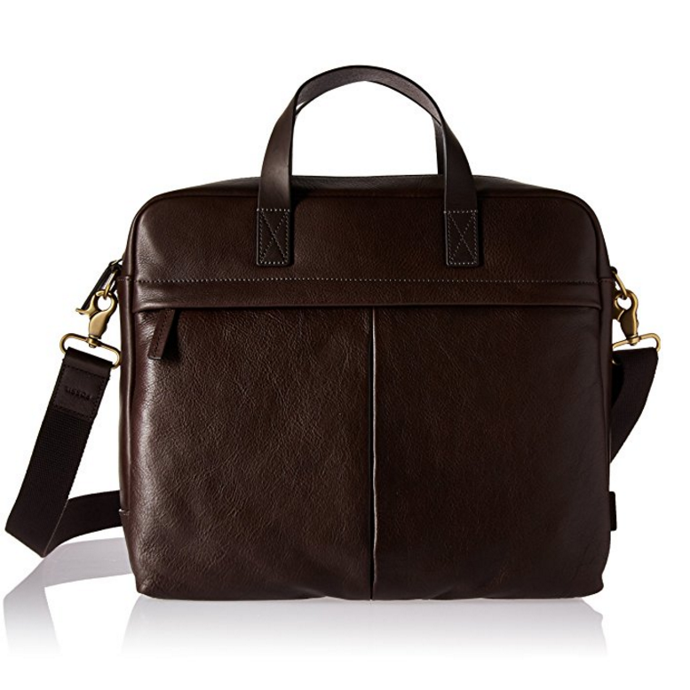 Fossil Men's Buckner Workbag Laptop Messenger Bag, Buckner Brief-Brown, One Size $159.79，free shipping