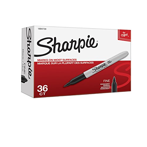 史低價！Sharpie 油性記號筆，細筆尖，黑色，36支 $11.19