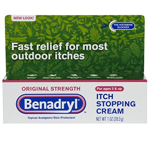 Benadryl Original Strength Itch Stopping Anti-Itch Cream, Diphenhydramine HCl Topical Analgesic & Zinc Acetate Skin Protectant, Relief from Most Outdoor Itches, 1 oz, Only $2.24