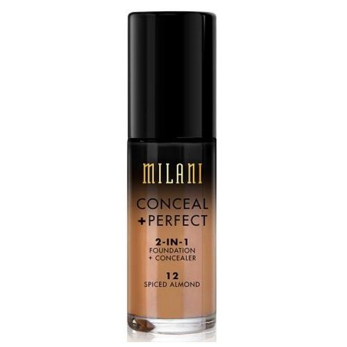 Milani Conceal + Perfect 2-in-1 Foundation Concealer, Spiced Almond, 1.0 Fluid Ounce, Only $5.39 after clipping coupon