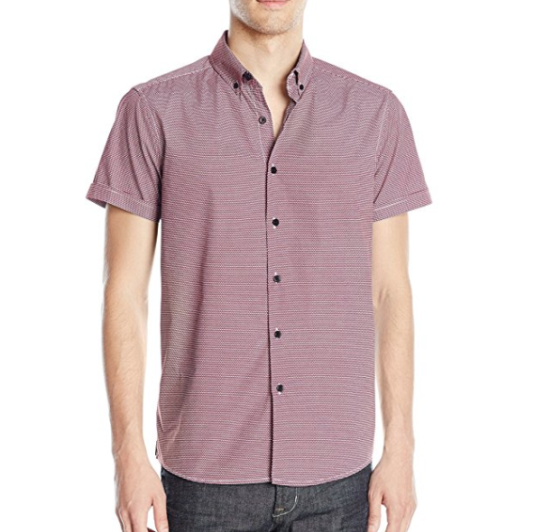 Kenneth Cole New York Men's SS Bdc Dot Print only $13.50