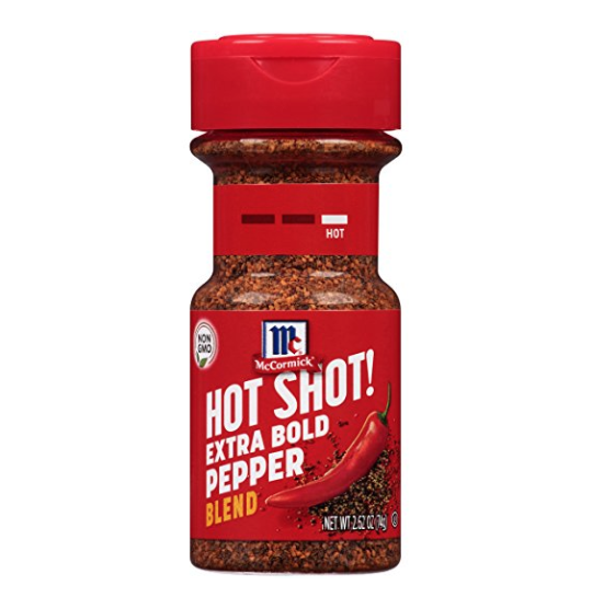 McCormick Hot Shot Pepper Blend, 2.62 oz, Blend of Black and Red Pepper, Perfect Seasoning for Heat and Flavor only $3.06