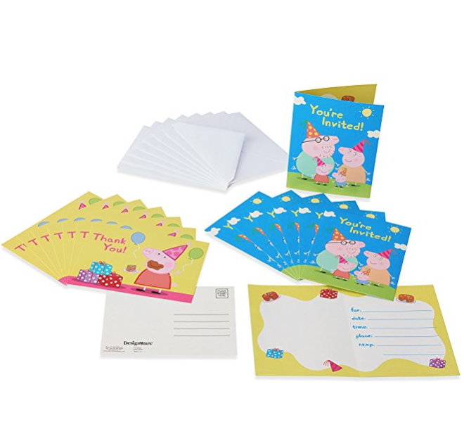 American Greetings Girls Peppa Pig Invite and Thank You Combo Pack(8 Count) only $3.47