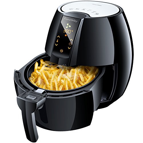 FrenchMay Air Fryer - 3.7Qt, 1500W - Comes with Recipes & CookBook - Touch Screen Control - Easy to Clean - Auto Shut off & Timer, Only $58.79 after using coupon code, free shipping