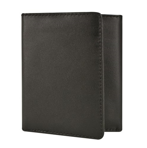 Travelon Rfid Blocking Leather Trifold Wallet, Brown, One Size, Only $7.40