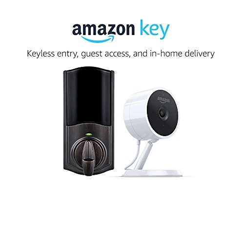 Kwikset Convert Smart Lock Conversion Kit in Venetian Bronze + Amazon Cloud Cam, works with Amazon Key $165.00