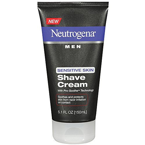 Neutrogena Men’s Shaving Cream For Sensitive Skin, Pro-Soothe Technology to Protect Against Razor Bumps & Ingrown Hairs, 5.1 fl. oz, 2 in 1 pack, Only $7.86