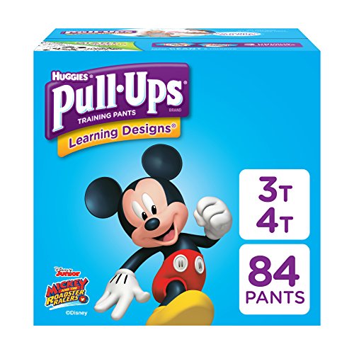 Pull-Ups Learning Designs , 3T-4T (32-40 lb.), 84 Ct. Potty Training Pants for Boys, Disposable Potty Training Pants for Toddler Boys (Packaging May Vary), Only $27.19, free shipping after using SS
