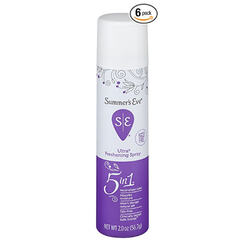 Summer's Eve Freshening Spray | Extra Strength | 2 oz Size | Pack of 6 | pH Balanced, Dermatologist & Gynecologist Tested only $12.91