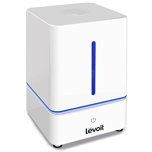 LEVOIT Humidifier, 4L Cool Mist Ultrasonic Humidifiers for Bedroom with Night Light and Whisper-Quiet Operation, Filterless Vaporizer for Home, Room, Babies, Waterless Auto Shut-off, Only $24.95
