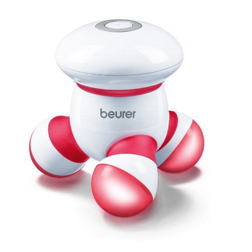 Beurer Handheld Mini Body Massager with LED light, Gentle and Comfortable Vibration, Easy Hand Grip, Portable, Gentle Pressure Point Massage, Batteries Included, MG16, Only $11.01