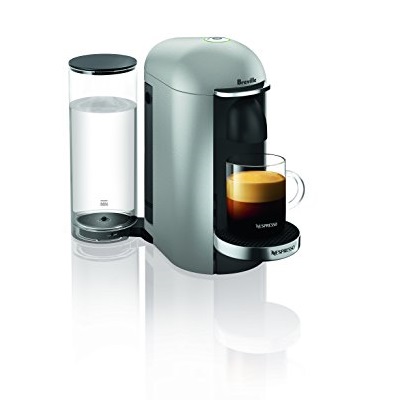 Nespresso VertuoPlus Deluxe Coffee and Espresso Maker by Breville, Silver, Only $109.96, free shipping