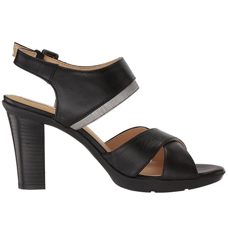 Geox Women's Jadalis 8 Heeled Sandal $27.29，free shipping