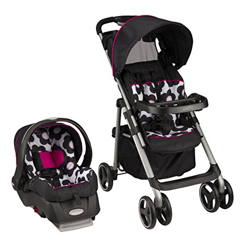 史低價！Evenflo Vive Sport 嬰兒推車+提籃安全座椅套裝 $65.99 免運費