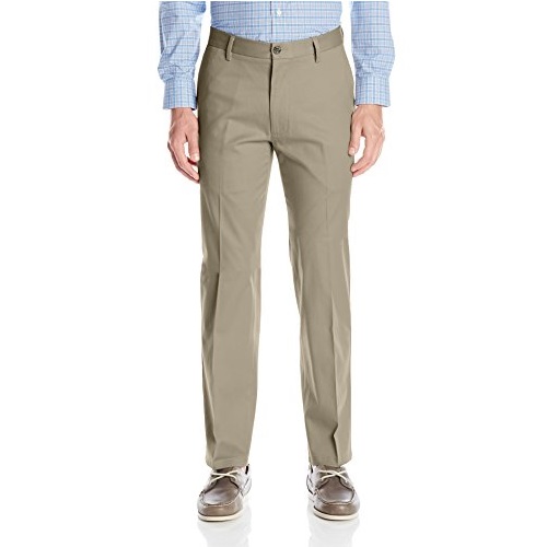 Dockers Men's Straight Fit Signature Khaki Pant D2, Timberwolf (Stretch), 34W x 30L, Only $22.49 after clipping coupon, free shipping