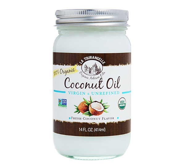 La Tourangelle Organic Virgin Unrefined Coconut Oil 14 Fl. Oz, Organic Coconut Oil, Great for Cooking Baking and Hair and Skin Care only $7.99