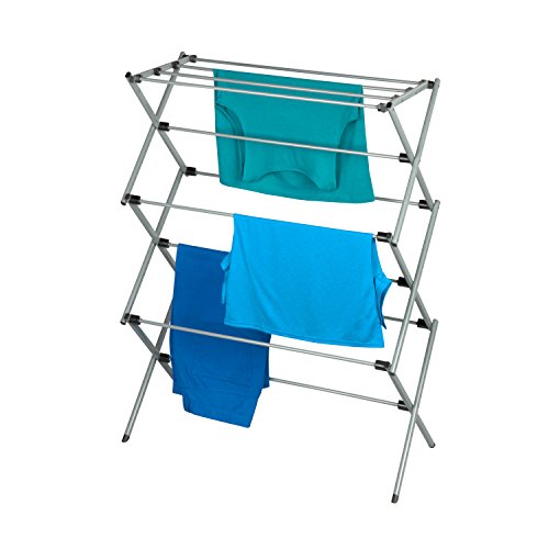 Honey-Can-Do Large Folding Drying Rack, Silver/White, Only $12.20