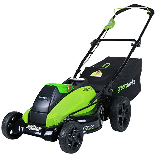 Greenworks 19-Inch 40V Cordless Lawn Mower, Battery Not Included 2501302 $127.98