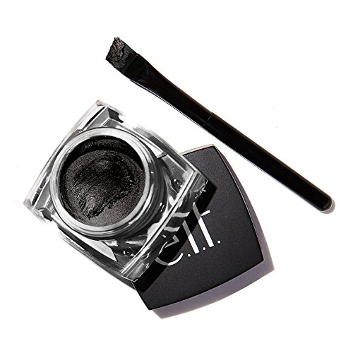 e.l.f. Cosmetics Cream Eyeliner for Smooth Lines That are Defined and Precise, Slanted Brush Included, Black, Only $2.24