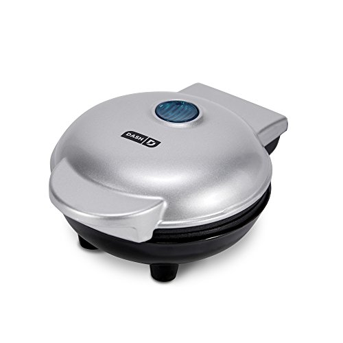 Dash Mini Maker: The Mini Waffle Maker Machine for Individual Waffles, Paninis, Hash browns, & other on the go Breakfast, Lunch, or Snacks - Silver, Only $9.99