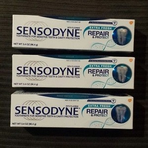 Sensodyne Repair and Protect Extra Fresh Toothpaste with Fluoride 3.4 Ounce. Pack of 3 $15.72