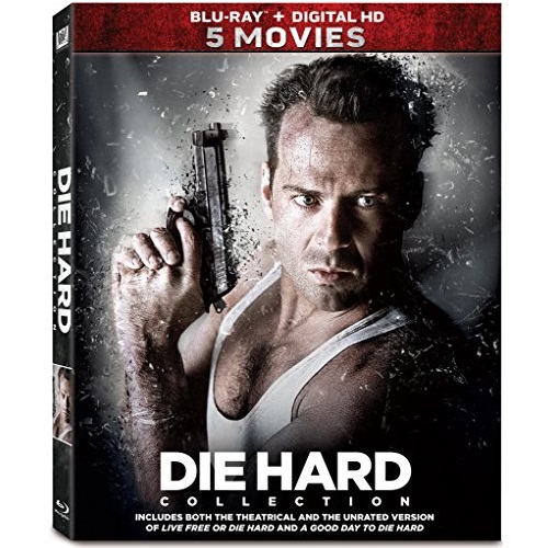 史低价！《Die Hard 虎胆龙威》5部电影合集 蓝光，原价$49.99，现仅售$19.00