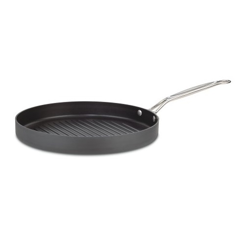 Cuisinart 630-30 Chef's Classic Nonstick Hard-Anodized 12-Inch Round Grill Pan, Only $18.67