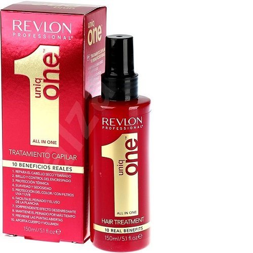 明星级护发产品！史低价！Revlon 露华浓 Uniq One 完美全效修护头发护理乳液， 150ml，现仅售$7.99