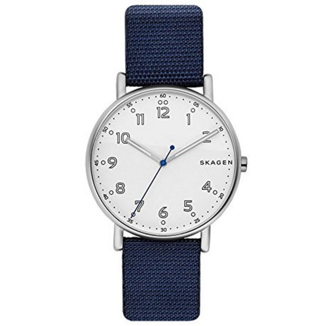 Skagen Signature Nylon Watch $55.95，free shipping