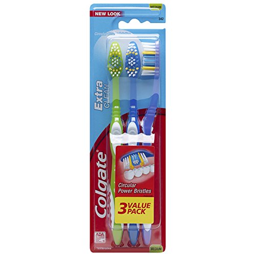 Colgate Extra Clean Full Head Toothbrush, Medium - 3 Count, Only$2.11, free shipping after using SS