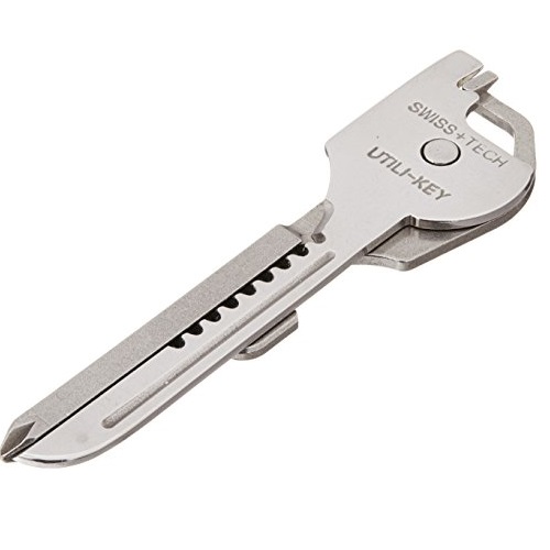 Swiss+Tech 瑞士科技ST66676 6合1鑰匙型組合工具，2支裝，原價$18.99，現僅售$8.99