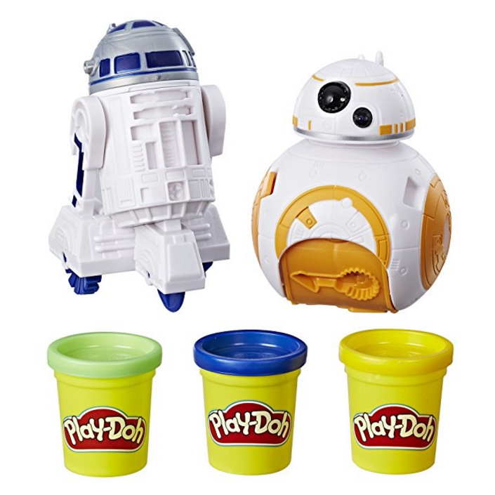 Play-Doh 培乐多 Star Wars BB-8 和 R2-D2 人偶 + 彩泥，原价$16.99，现仅售$6.13