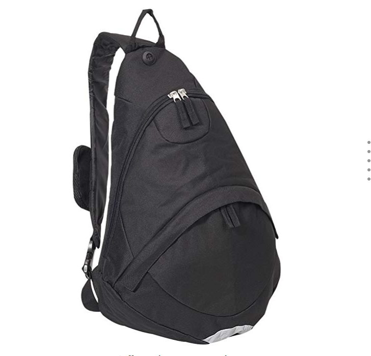 Everest Luggage Deluxe Sling Bag, Black, Black, One Size only $7.44