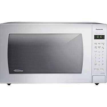 Panasonic NN-SN936W Countertop Microwave with Inverter Technology, 2.2 cu. ft, 1250W, White $146.20