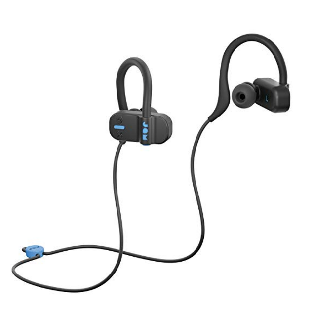 JAM Live Fast Workout Earphones | 30 ft. Bluetooth Range, IP67 Sweat Resistant Earbuds (3 Sizes Included), 12 Hour Battery Life, Hands-Free Calling Black $34.80，free shipping
