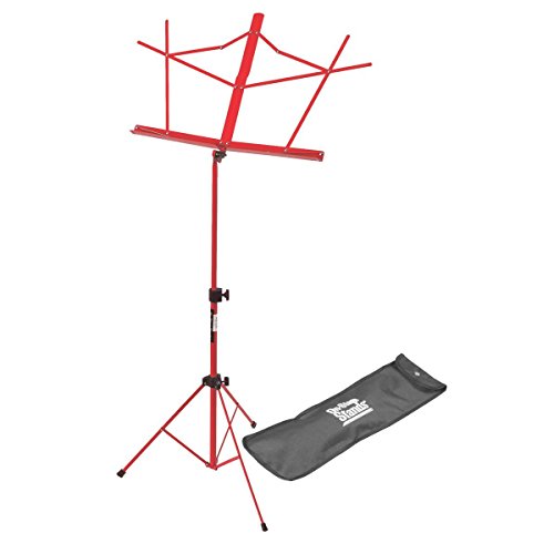On Stage SM7122RB Compact Sheet Music Stand with Bag, Red, Only $14.63 after clipping coupon