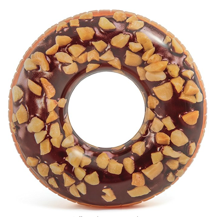 Intex 巧克力榛果甜甜圈泳圈促銷, 現僅售 $5.38