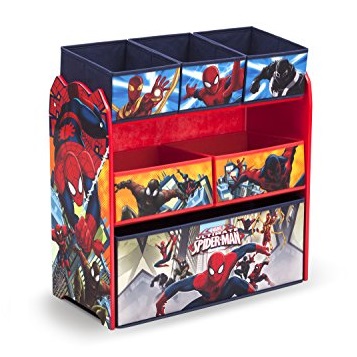 Delta Children Multi-Bin Toy Organizer, Marvel Spider-Man, Only $19.95